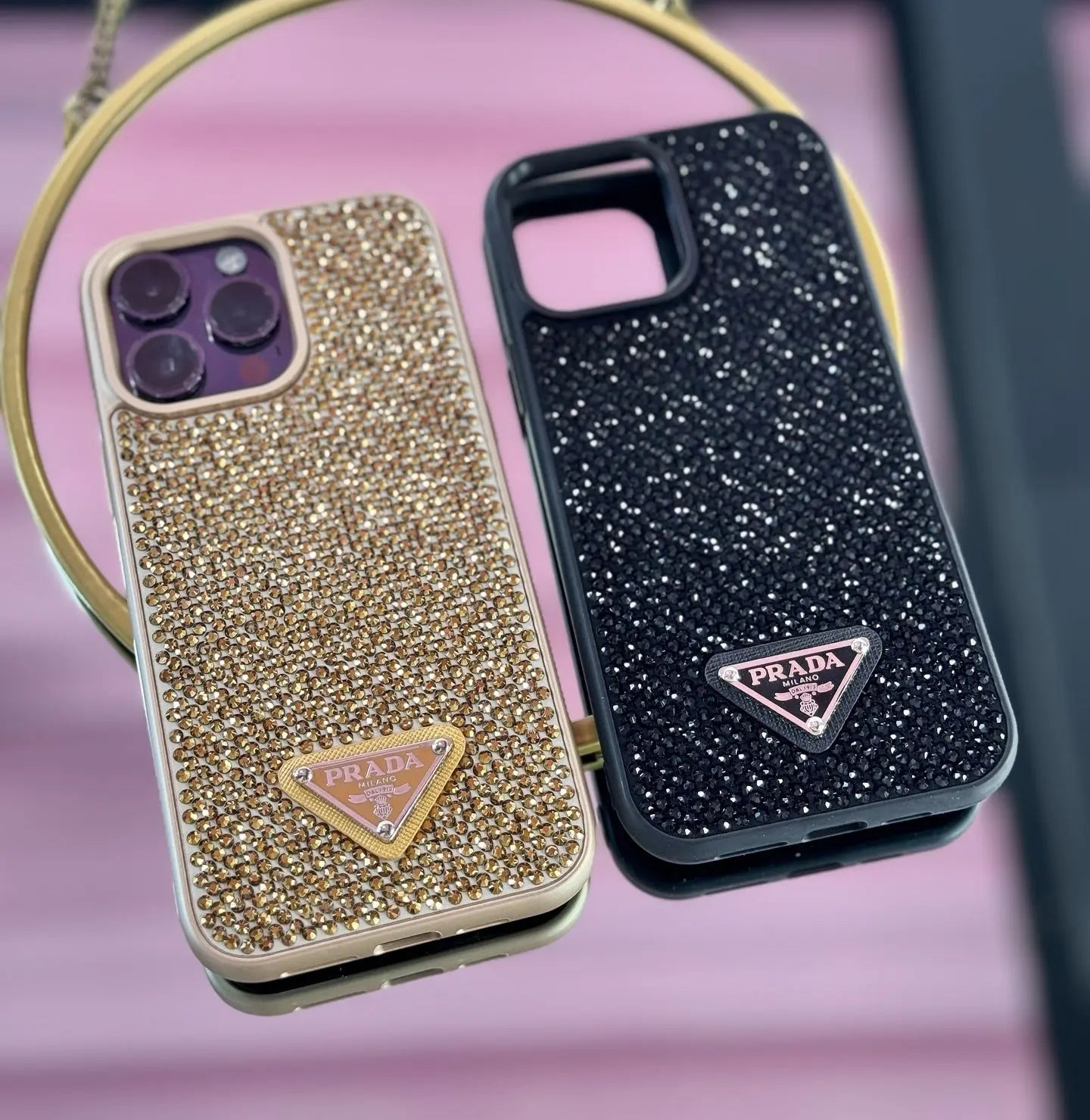 Coque iPhone Prada Diamond