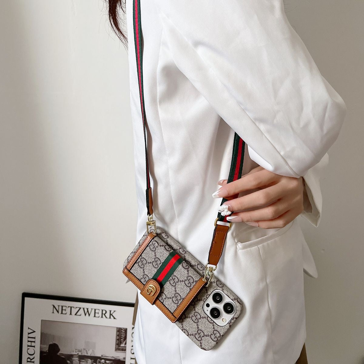 Premium Gucci Pocket Case with Belt