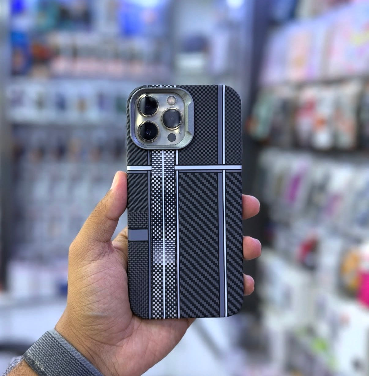 Coque iPhone Carbone Fibre