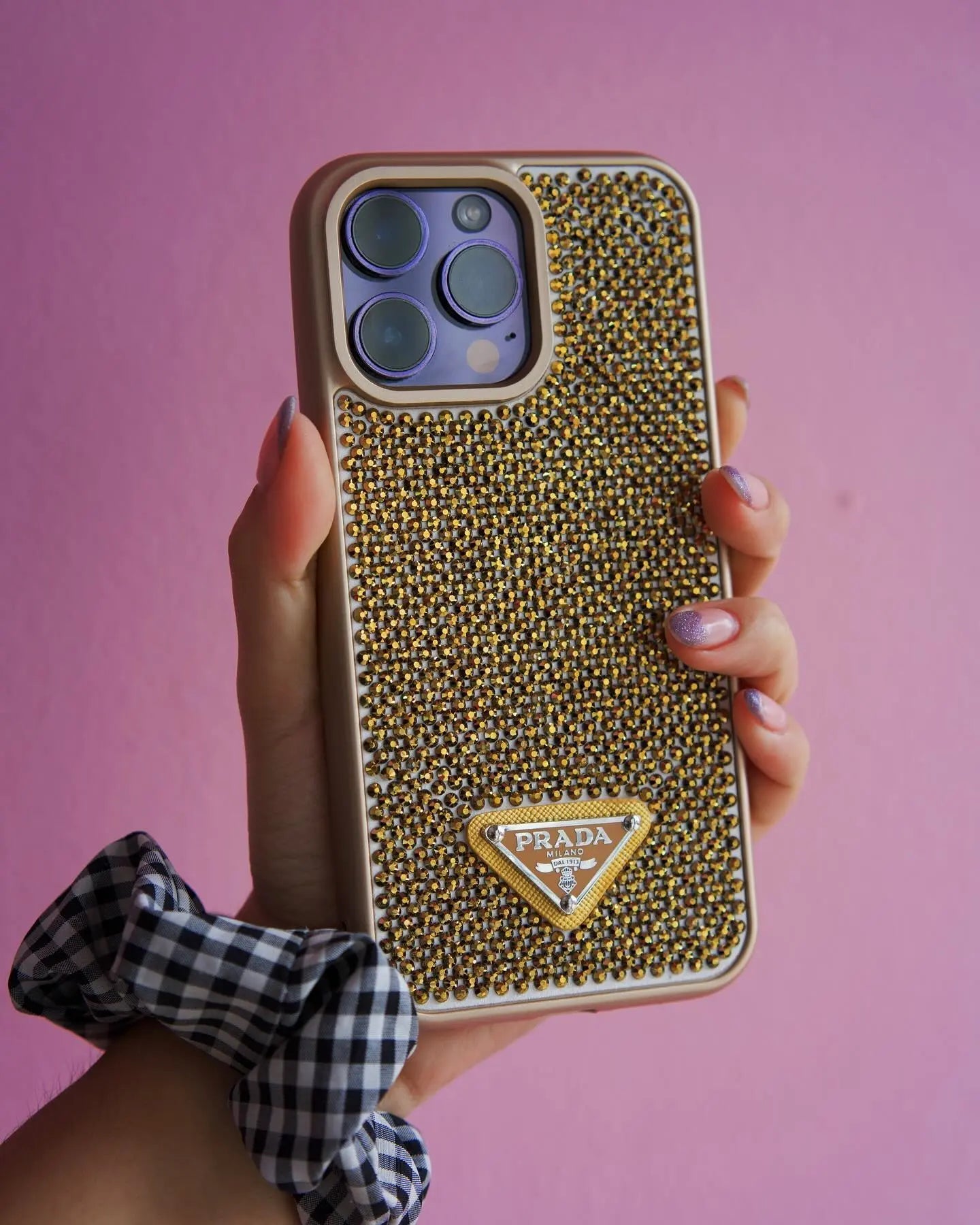 Coque iPhone Prada Diamond