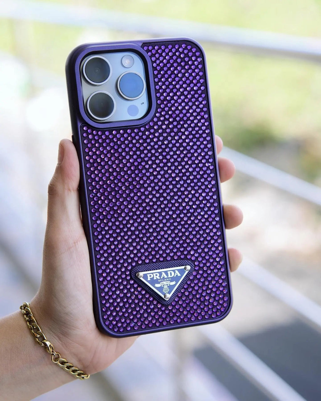 Coque iPhone Prada Diamond