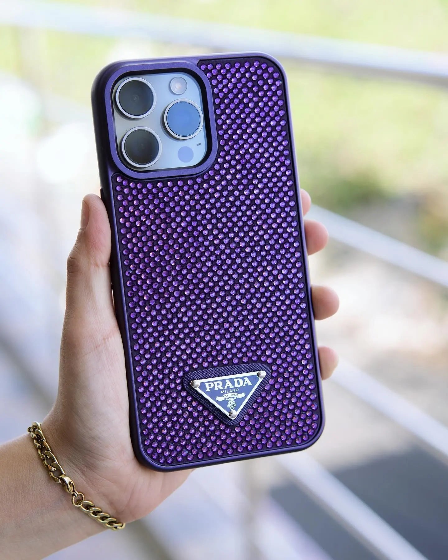 Coque iPhone Prada Diamond