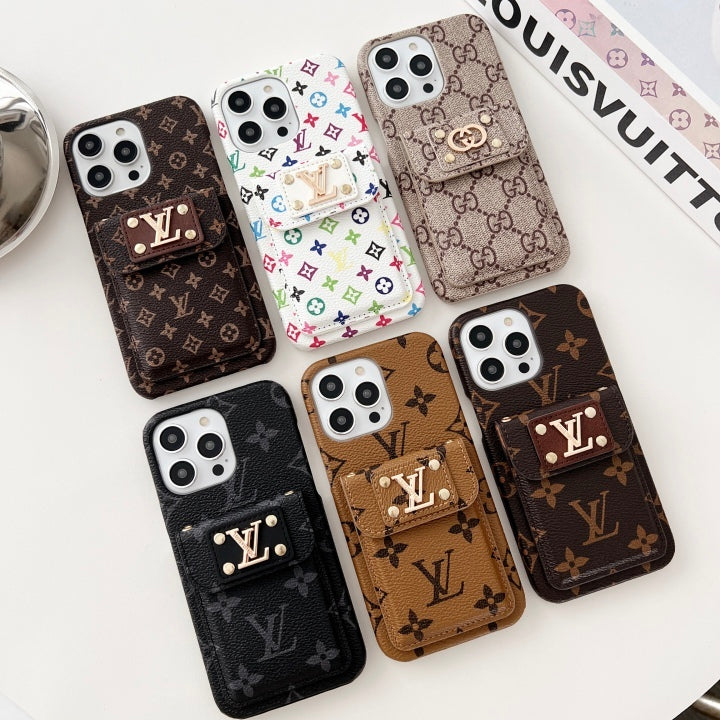 Coque iPhone LV Card Pocket