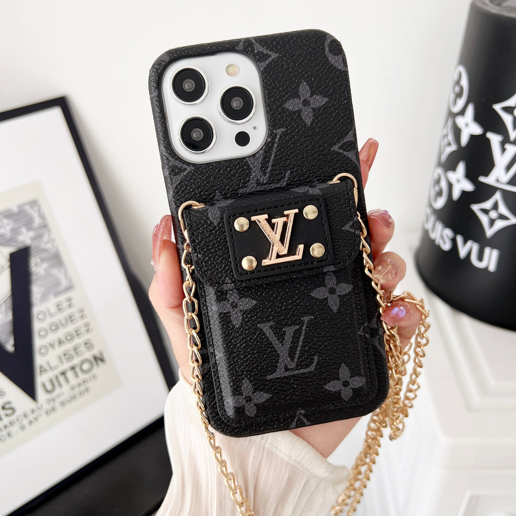 Coque iPhone LV Card Pocket