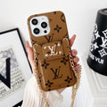 Coque iPhone LV Card Pocket