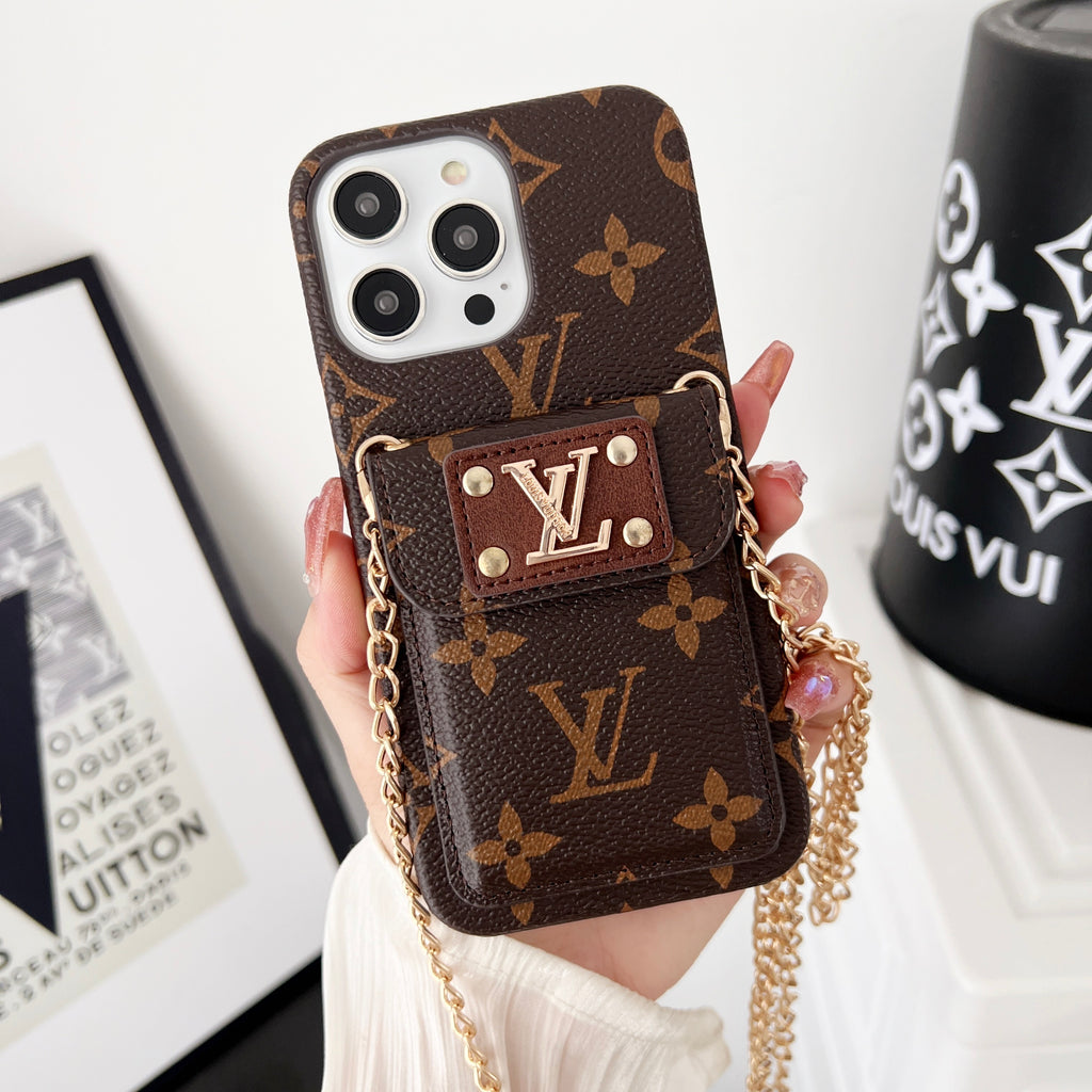 Coque iPhone LV Card Pocket