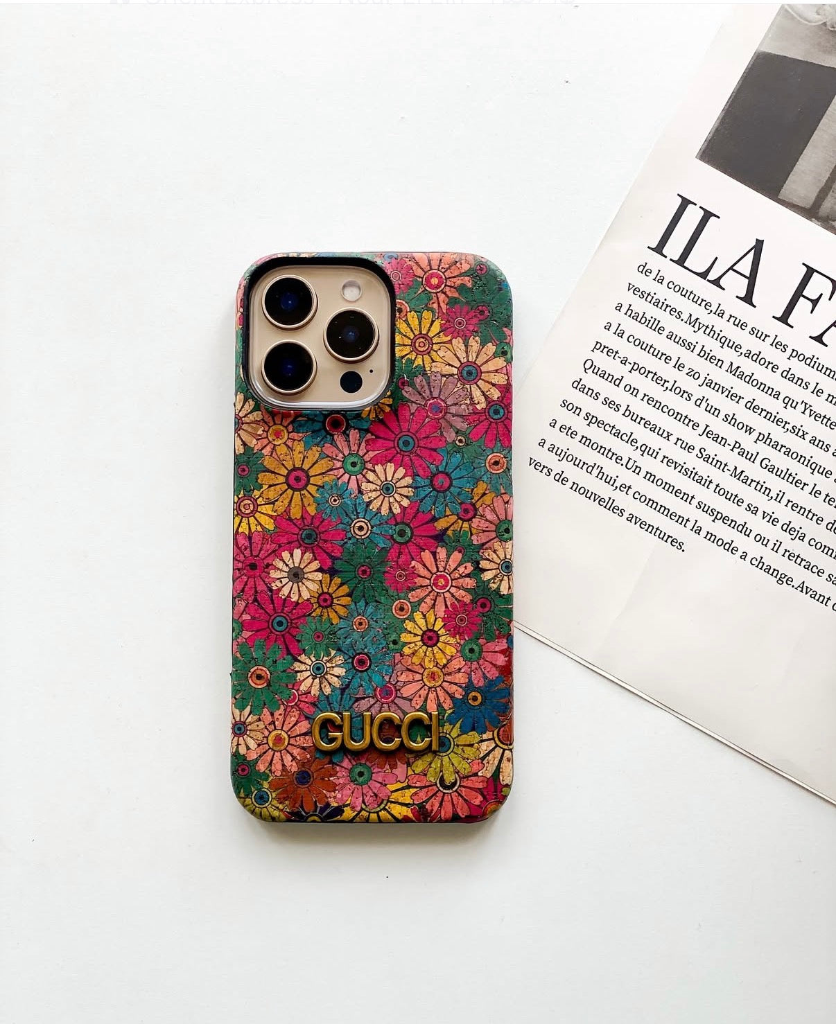 Coque iPhone Gucci Floral