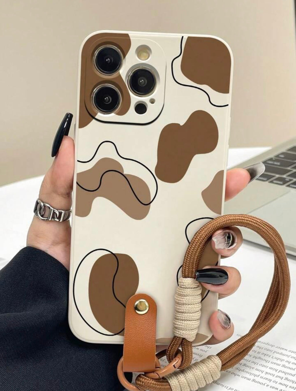 Coque iPhone Cow print modern