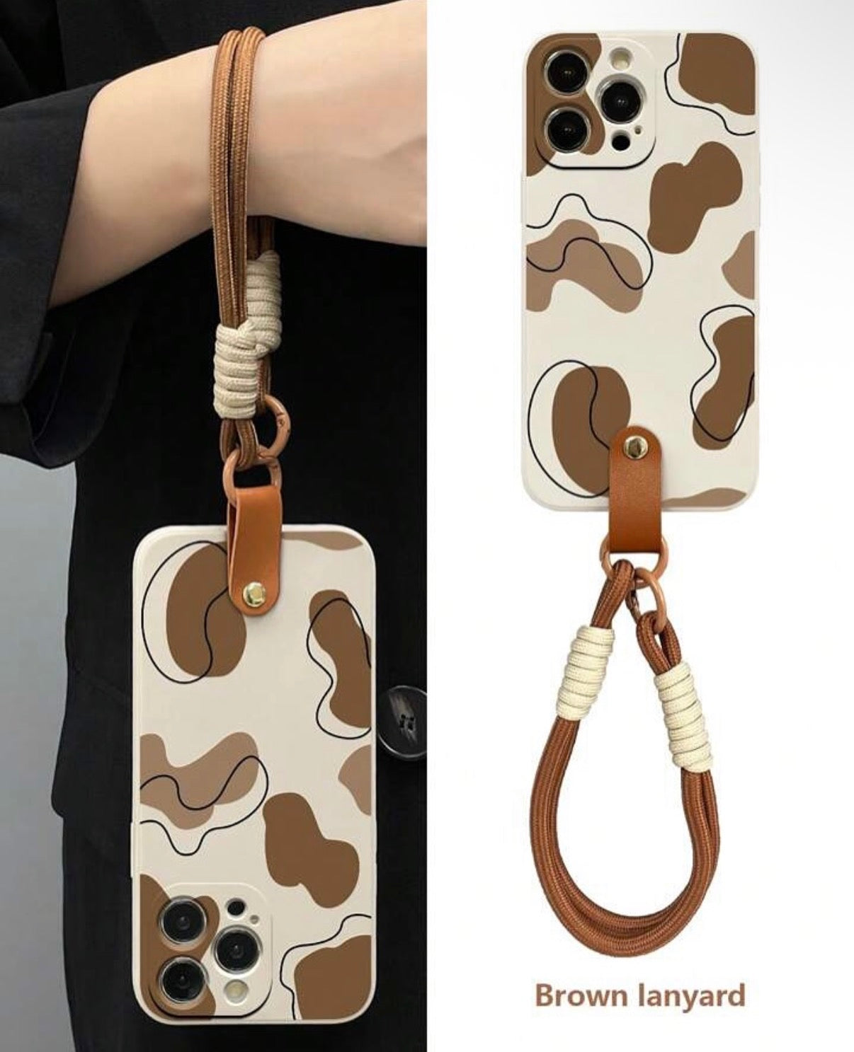 Coque iPhone Cow print modern