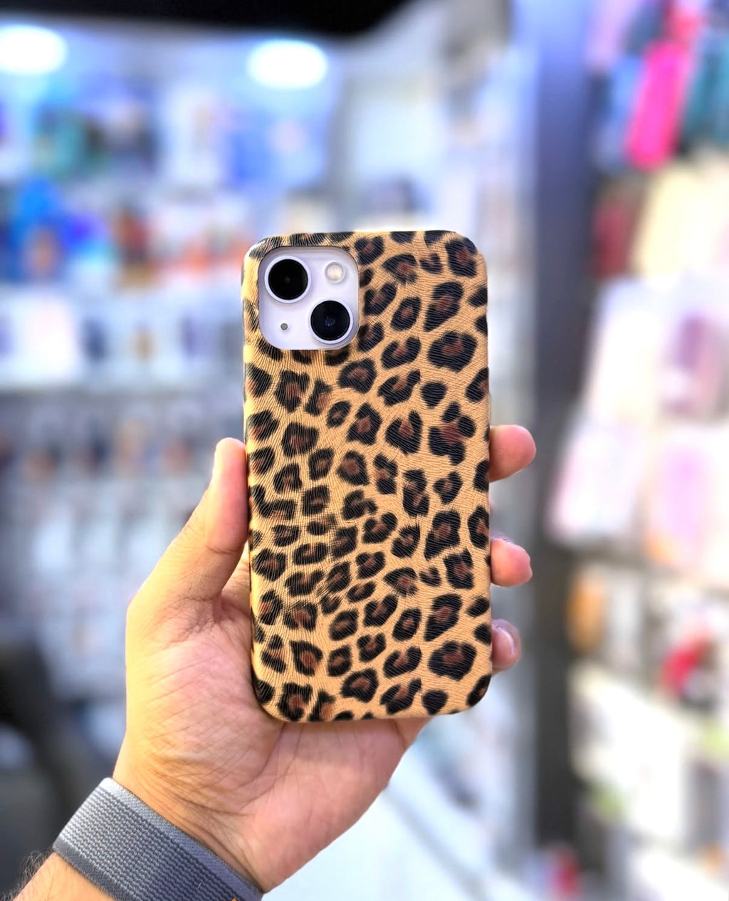 Coque iPhone leopard