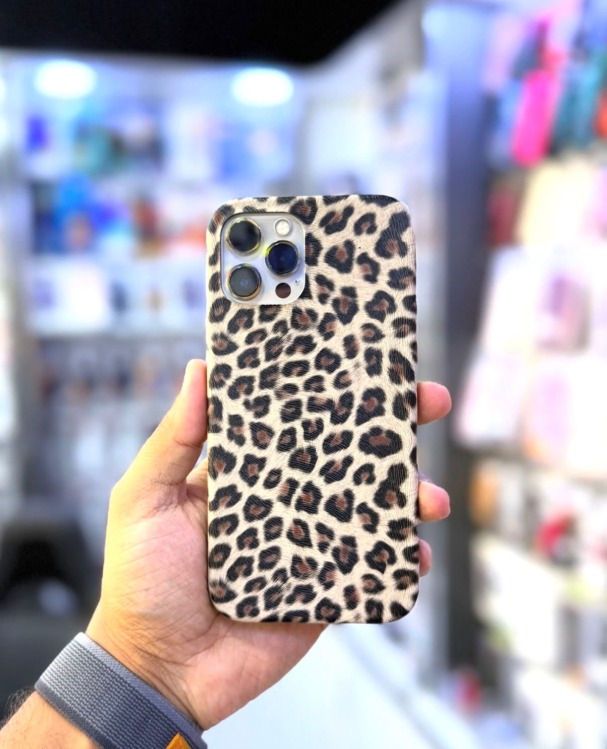Coque iPhone leopard