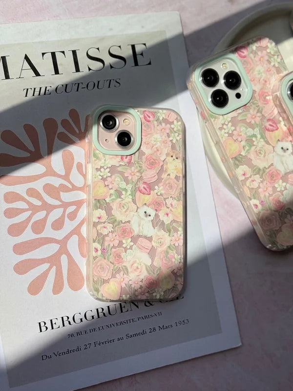 Floral Cat Phone Case