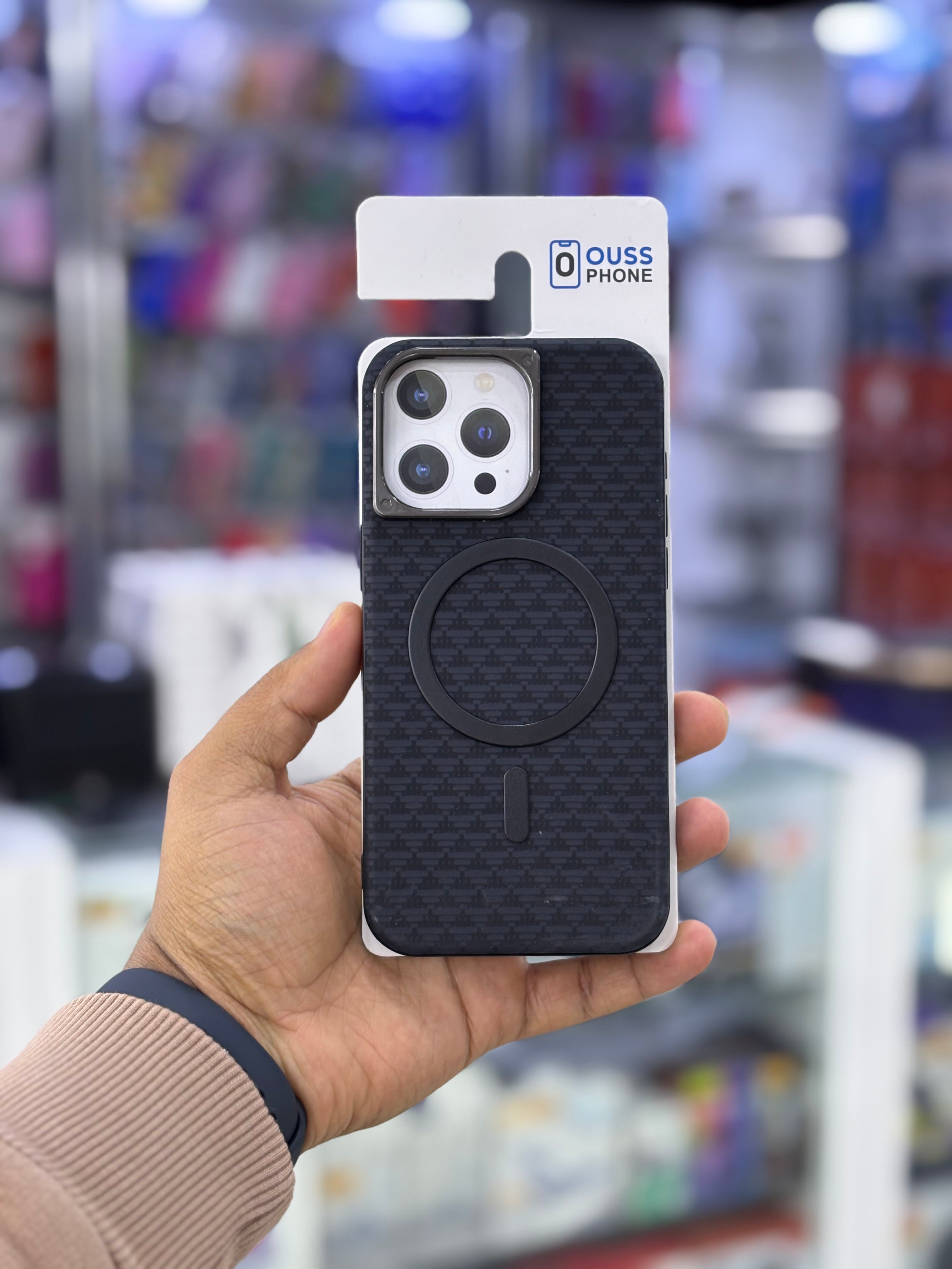 iphone carbon fiber case magsafe